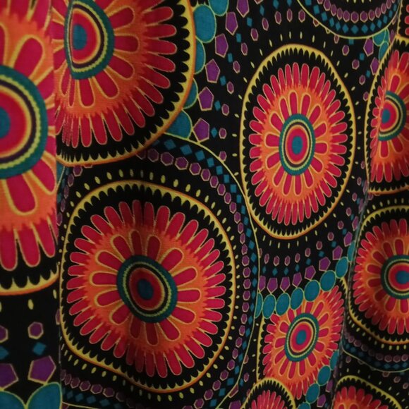 Rafaella Women's Sleeveless Mosaic Circles Print Tank Top Size Large - Picture 7 of 9